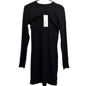 Revolve Brand Bobi NWT’s cut out long sleeve 2 piece Dress. Size medium